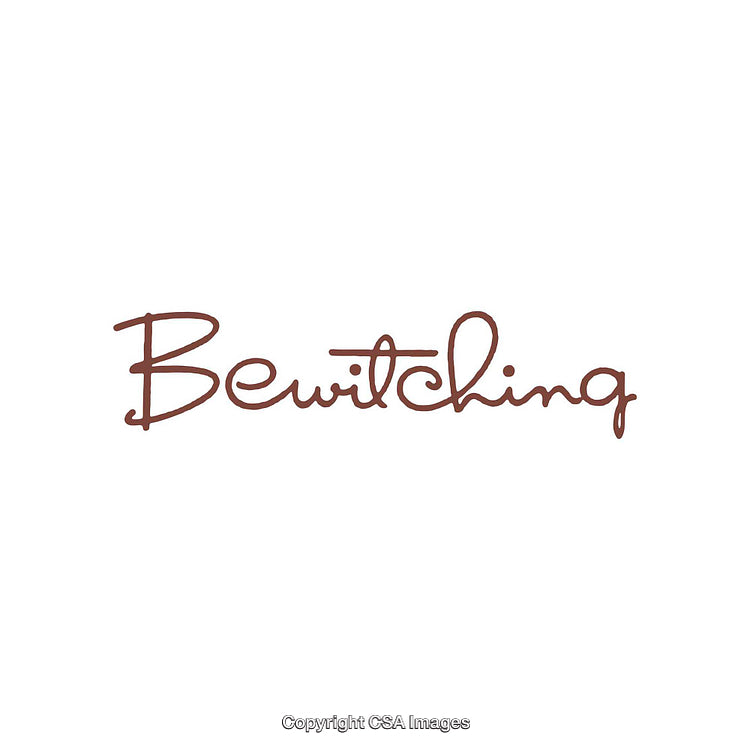 Elegant Calligraphic Word Art With Bewitching Text in Brown Tone