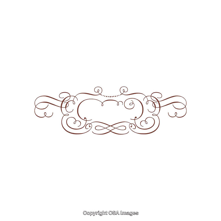Elegant Decorative Floral Ornament for Stylish Invitations or Posters
