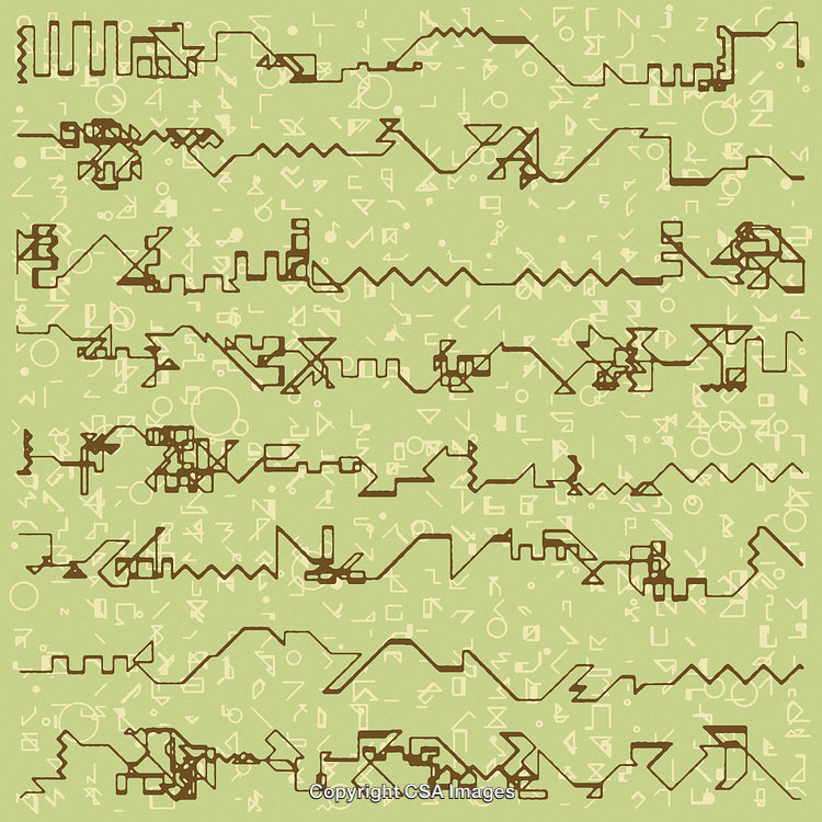Green Scribble Pattern