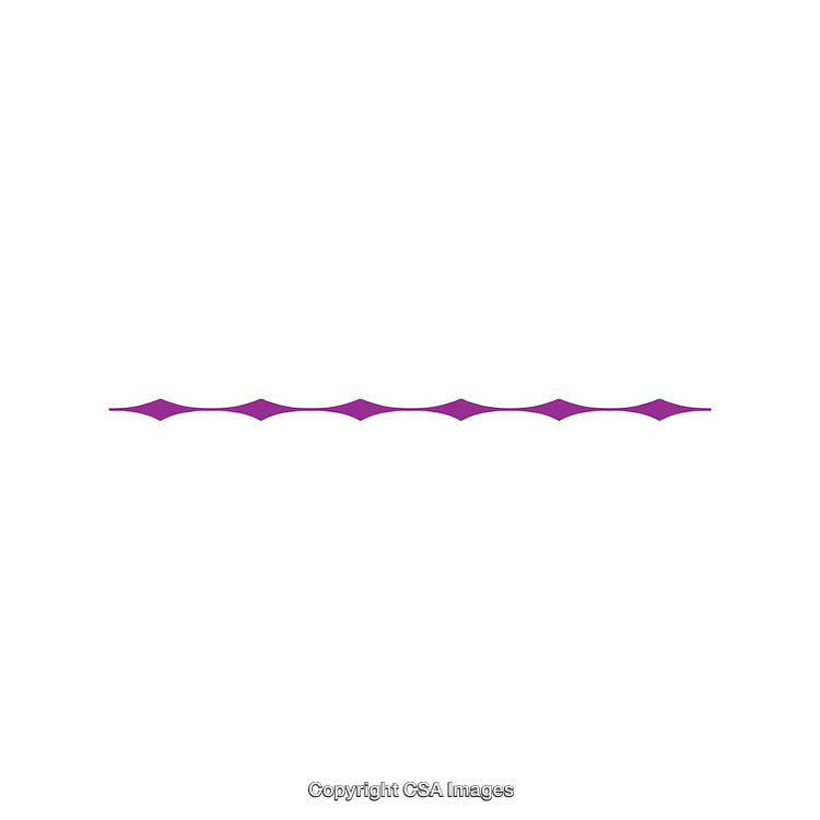 Purple Geometric Wave Design on a White Background