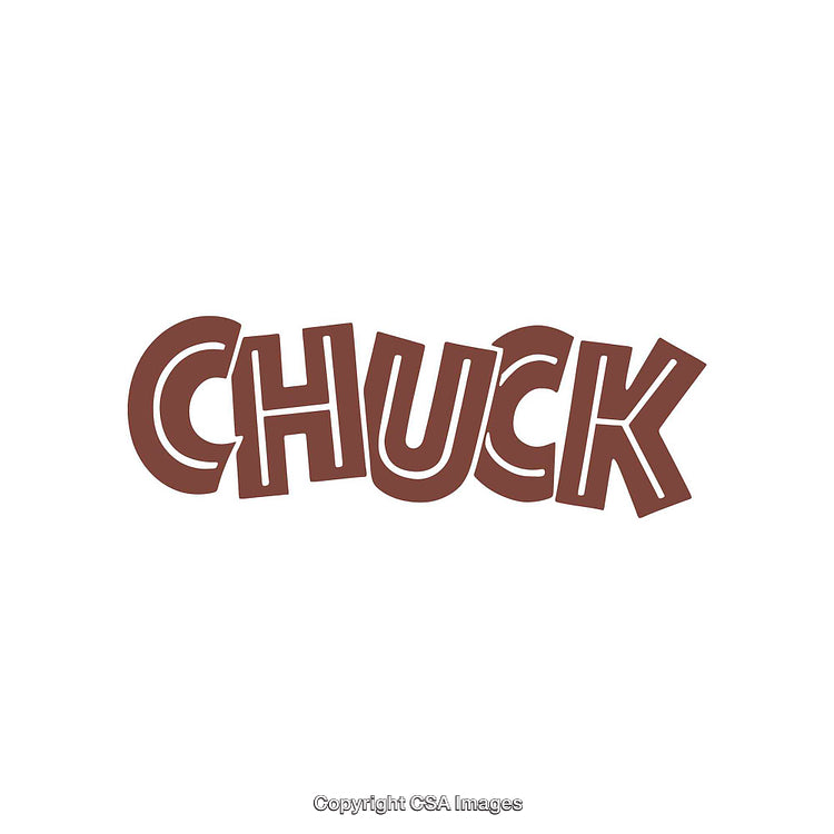 Playful Word Art Design in Three-Dimensional Bold Letters