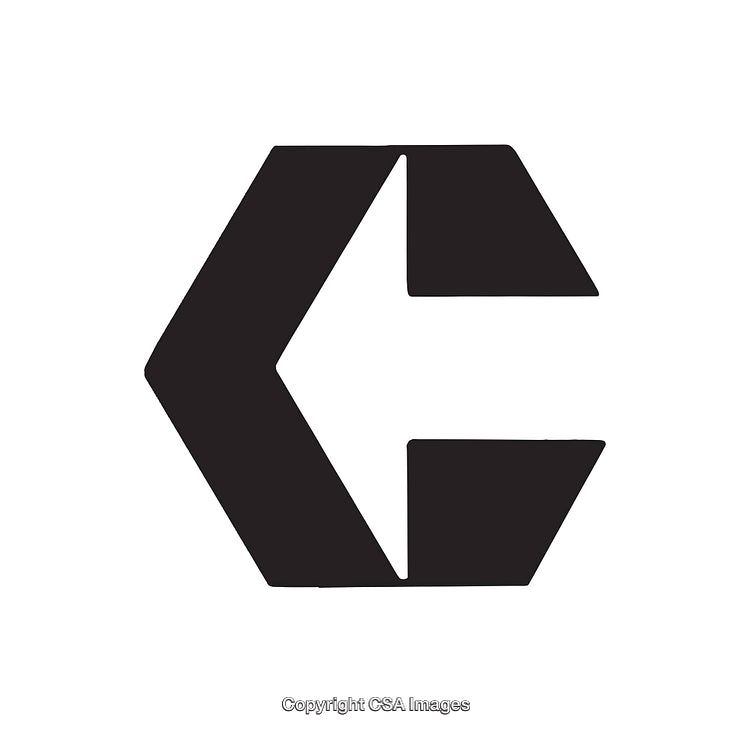 Modern Minimalist Black And White Industrial Arrow Symbol Icon