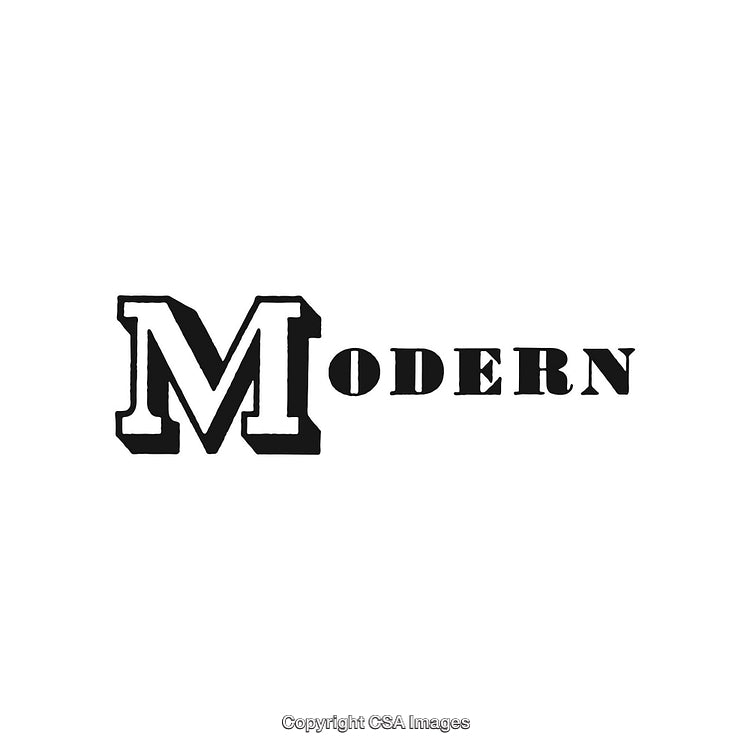 Bold Modern Typography Design Featuring Strong Black and White Contrasting Letters