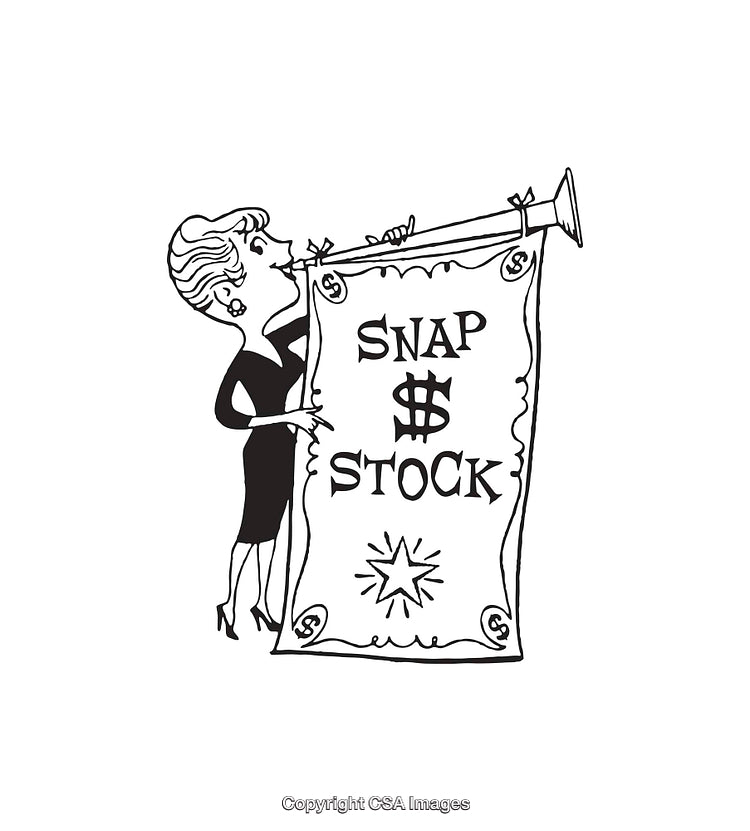 Retro Style Illustration of Woman with Trumpet and Decorative Banner