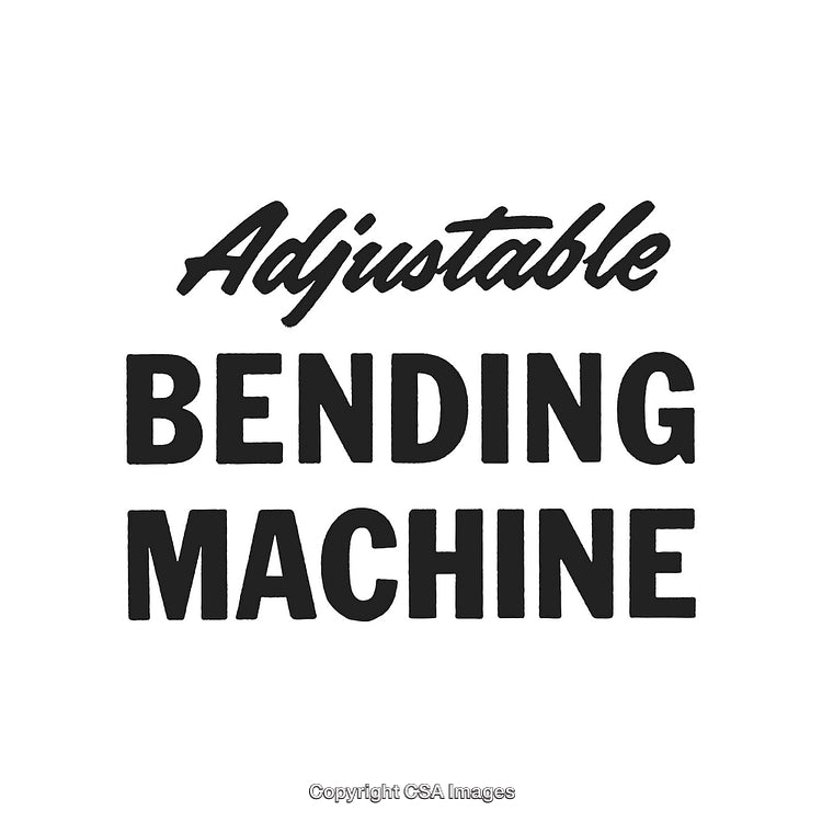 Adjustable Bending Machine Text Highlighting Functionality Concept