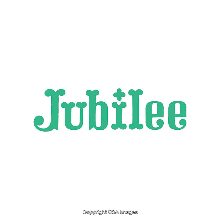 Retro Green Font Text Style Isolated on White