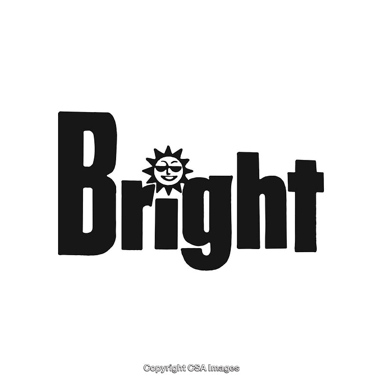 Creative Typography Design with Sun Graphic and Bold Text Style