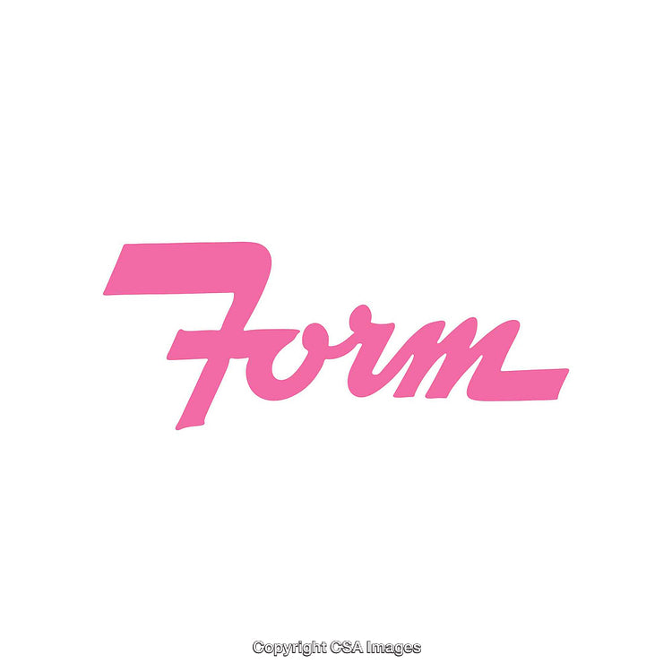 Pink Calligraphic Word Logo with White Background in Minimal Design