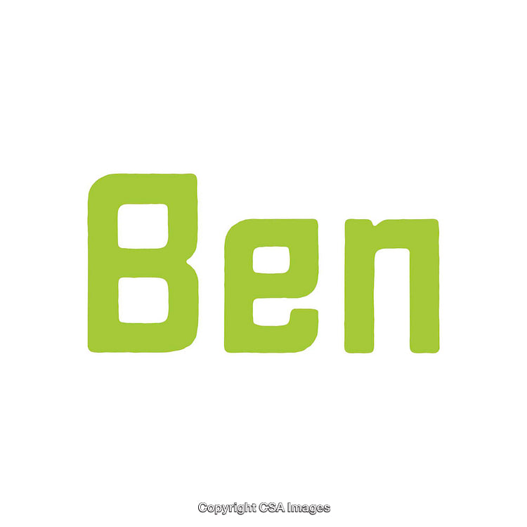 Green Stylized Text Design On A White Background
