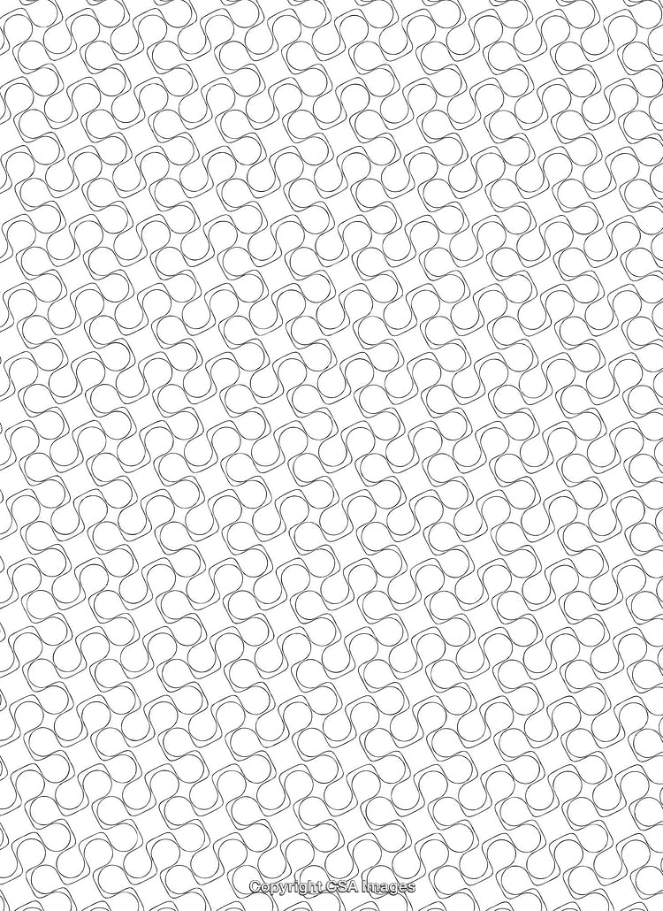 Abstract Black and White Seamless Pattern With Geometric Shapes