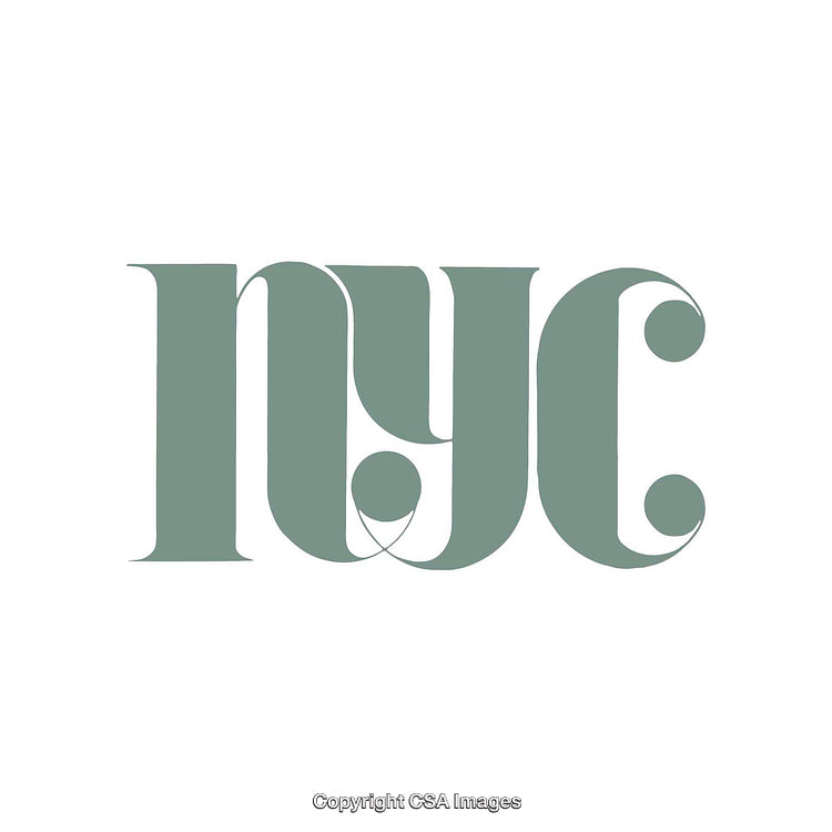 Elegant Minimalist NYC Logo in Artistic Serif Typeface Design