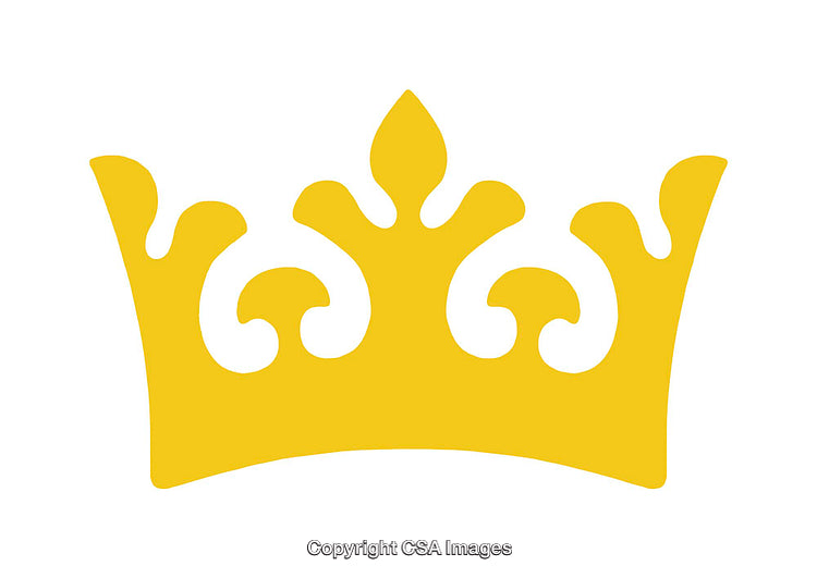 Golden Crown Icon Illustrating Royalty and Elegance in a Simplistic Design