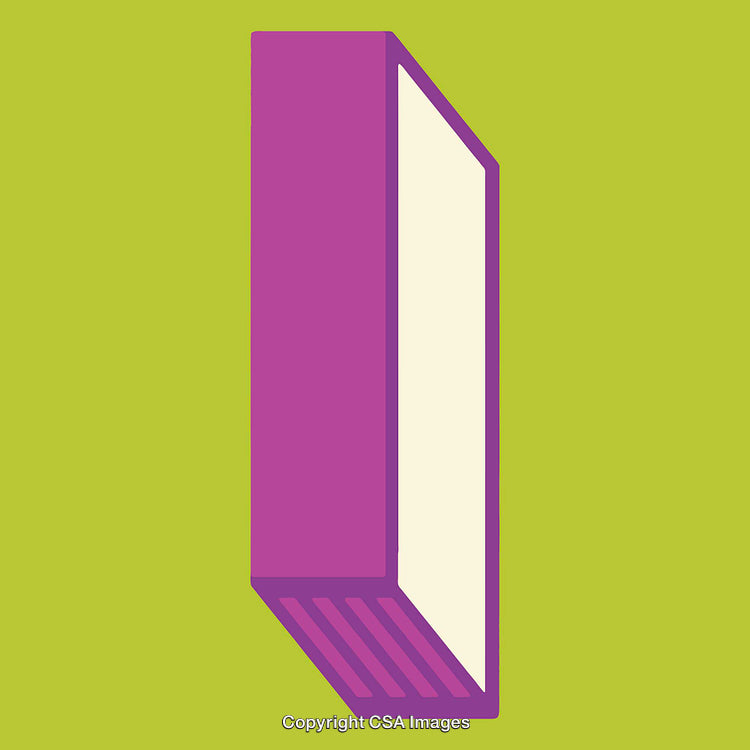 Bold Vector Illustration of the Number One in Vibrant Colors