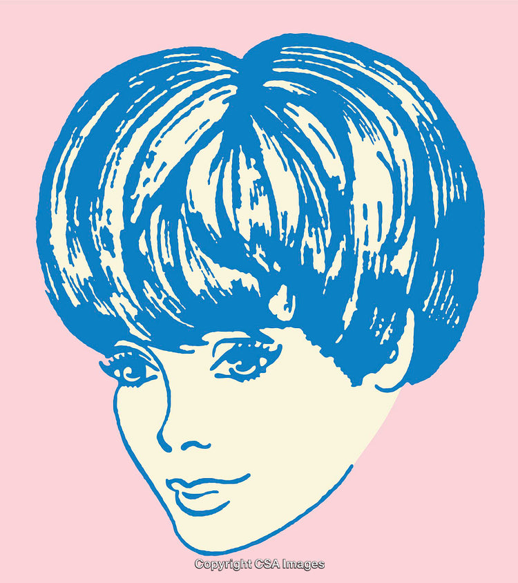 Colorful Pop Art Portrait Illustration with Retro Fashion Vibe