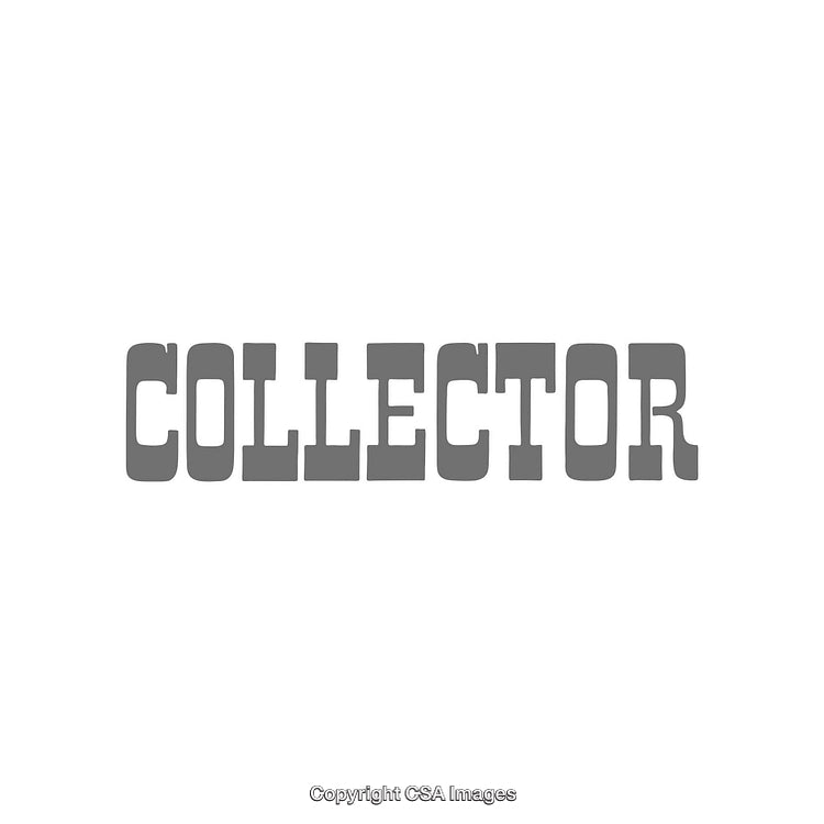 Boldly Styled Text Reading 'Collector' in Elegant Typographic Design