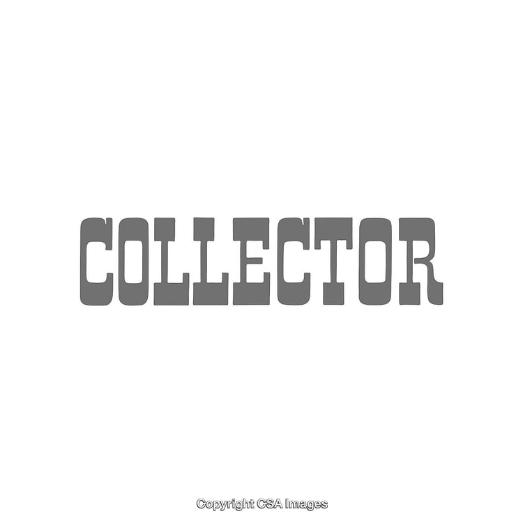 Boldly Styled Text Reading 'Collector' in Elegant Typographic Design