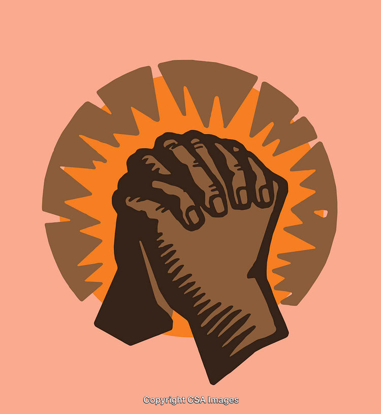 Illustration of Hands Joined Together Symbolizing Unity and Solidarity