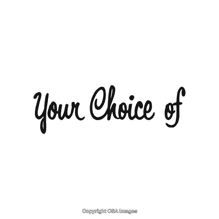 Your Choice of Motivational Handwritten Text Illustration on White Background