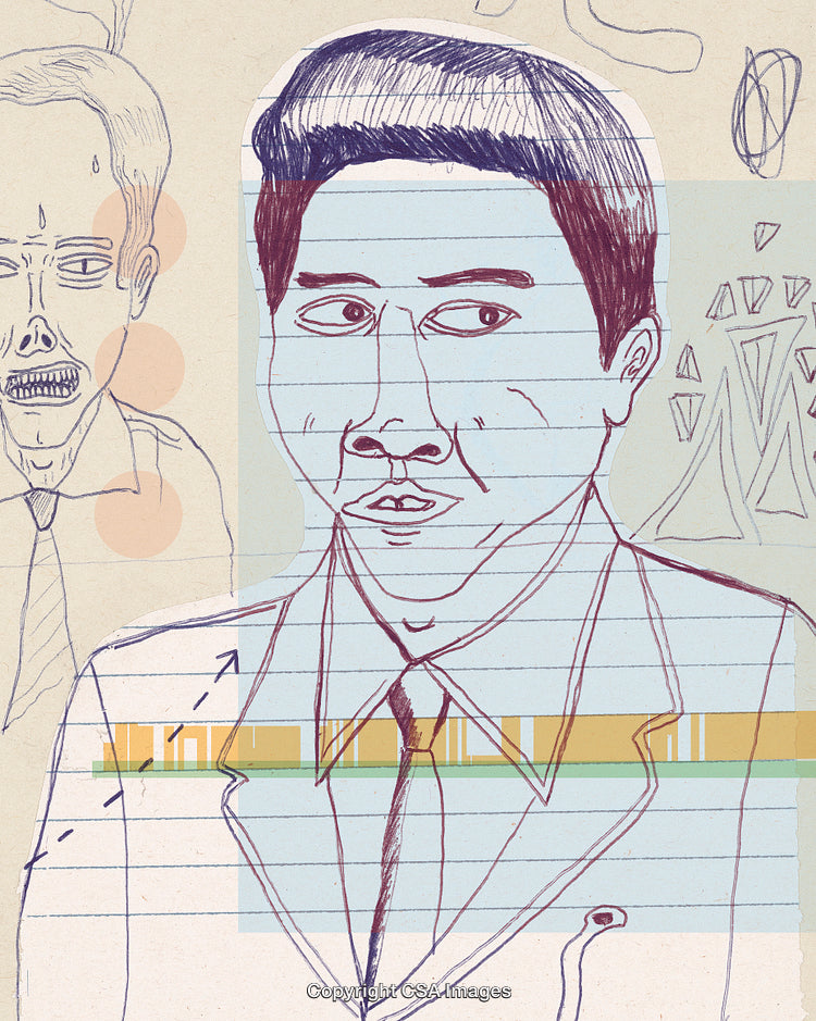 Expressive Abstract Portrait of Characters with Surreal Artistic Style