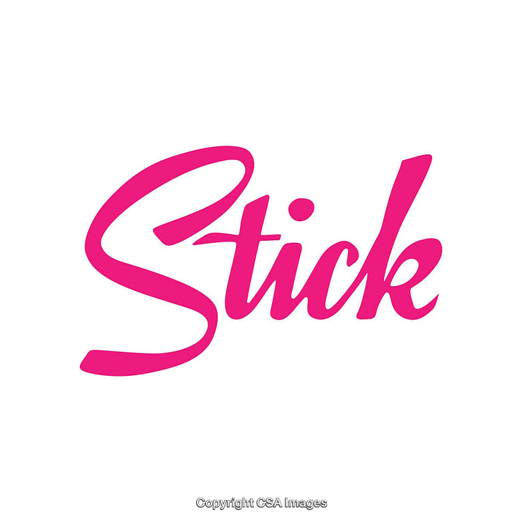 Stylized Word Art in Vibrant Pink with Elegant Typography Design