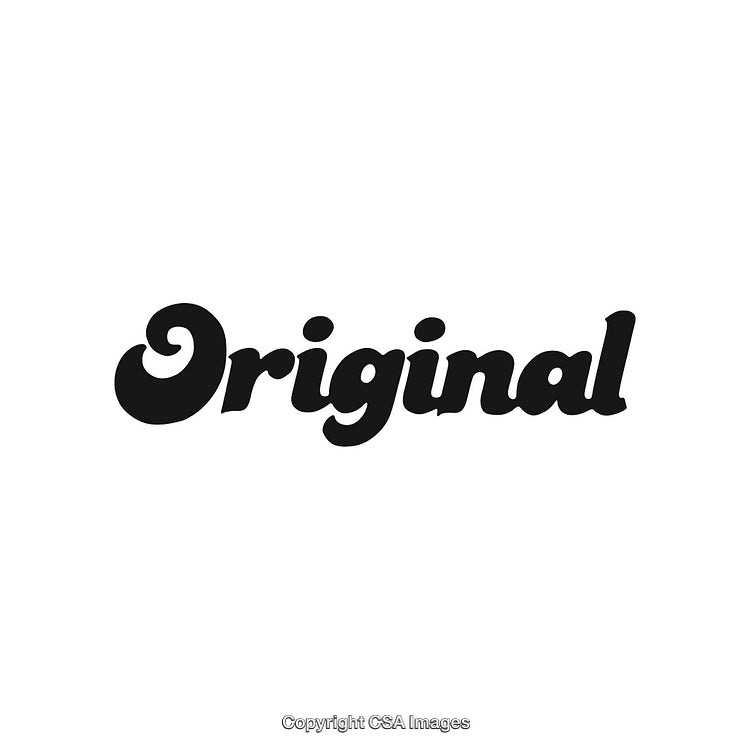 Elegant Black Text Depicting the Word 'Original' on a White Background
