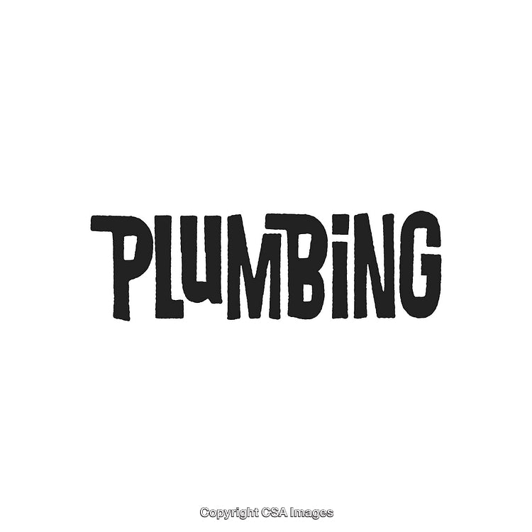 Plumbing Text in Bold Letters for Services and Repair Themes