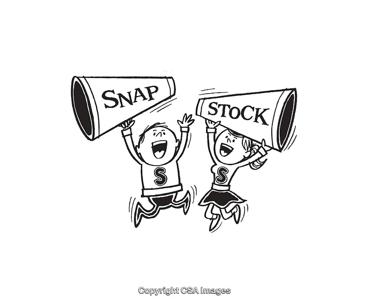 Cartoon Children Cheering with Megaphones Black And White Line Art Drawing