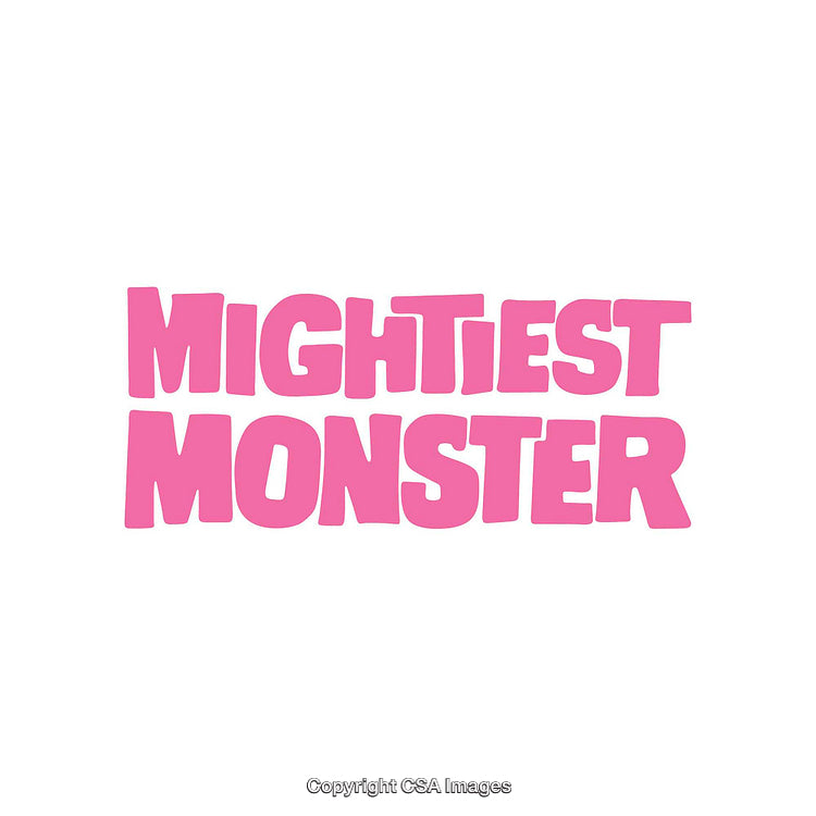 Playful Typography Design Featuring Pink Letters on White Background