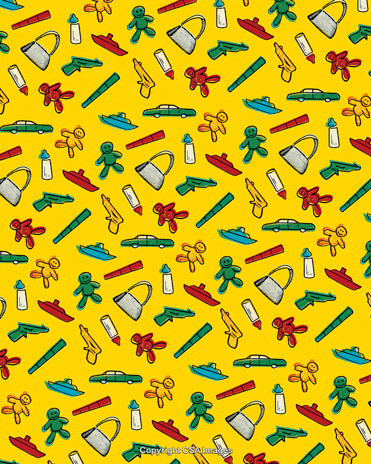 Yellow Pattern of Objects