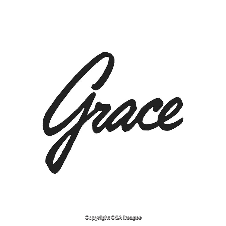 Graceful Calligraphy Word Art in Cursive Black Typeface on White Background