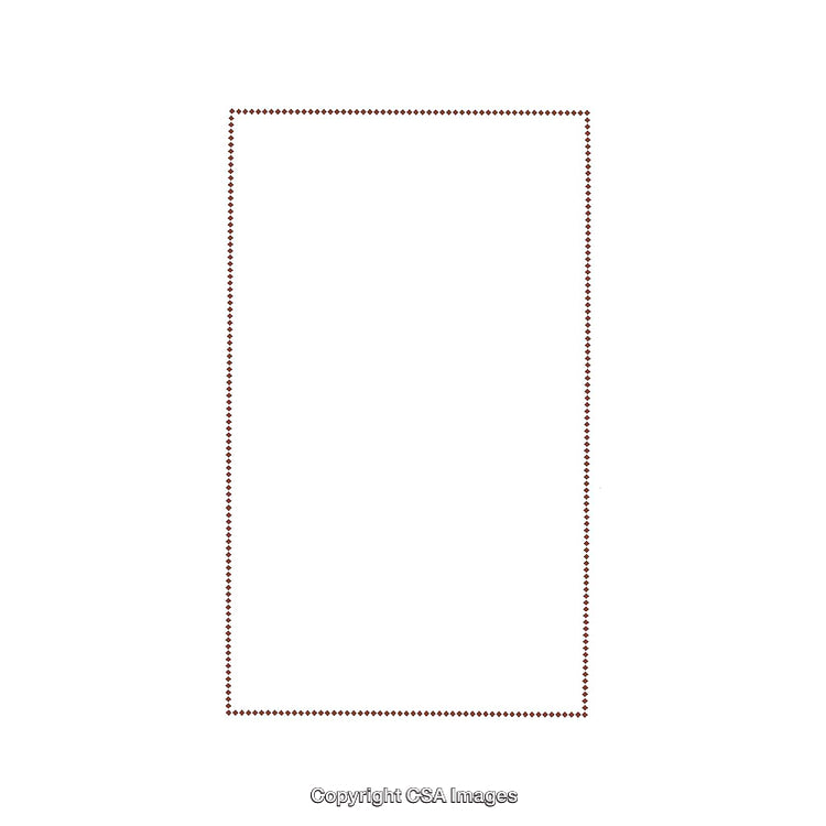 Minimal Frame Design with Dotted Border on White Background