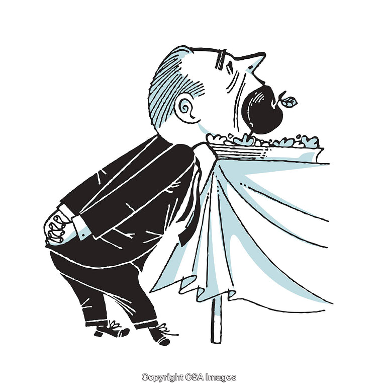 Illustration of a Person Participating in a Fun Contest Activity