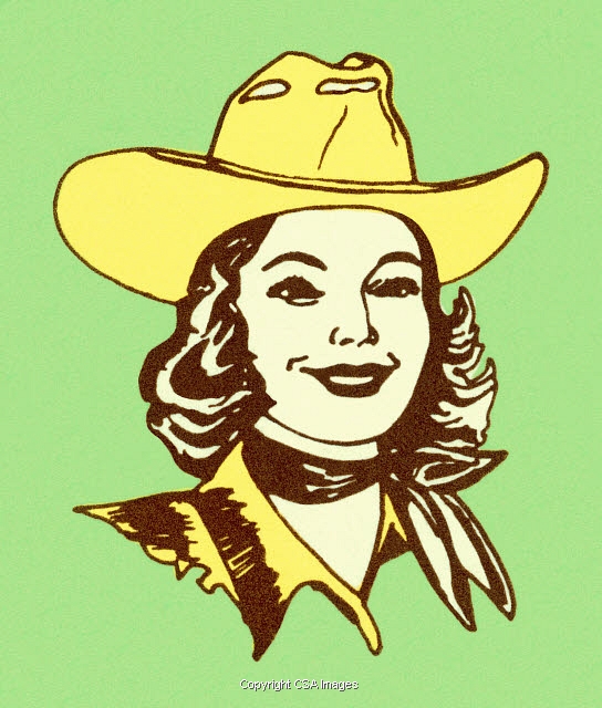 Cowgirl Illustrations Unique Modern And Vintage Style Stock Illustrations For Licensing CSA