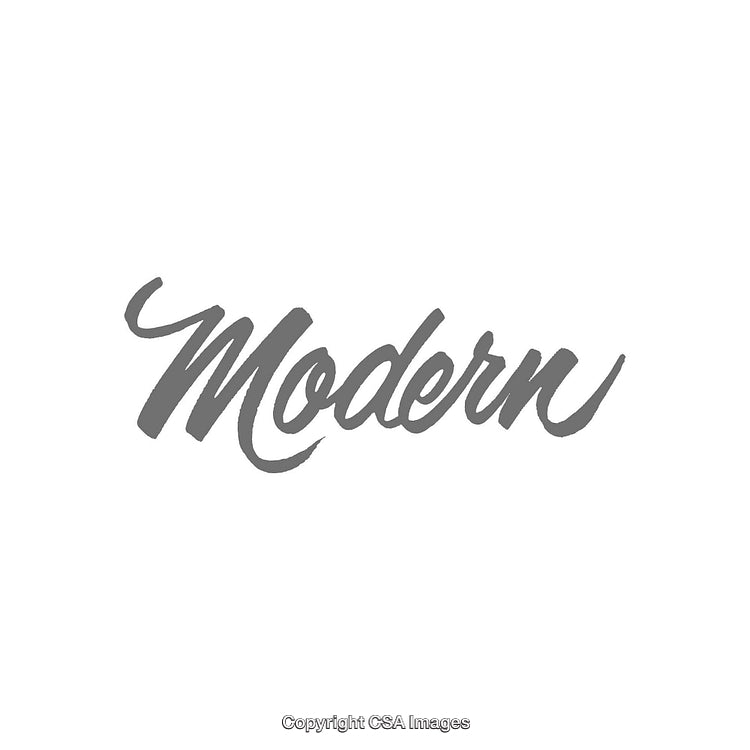 Minimalist Typography Featuring the Word 'Modern' in Stylish Grey Font