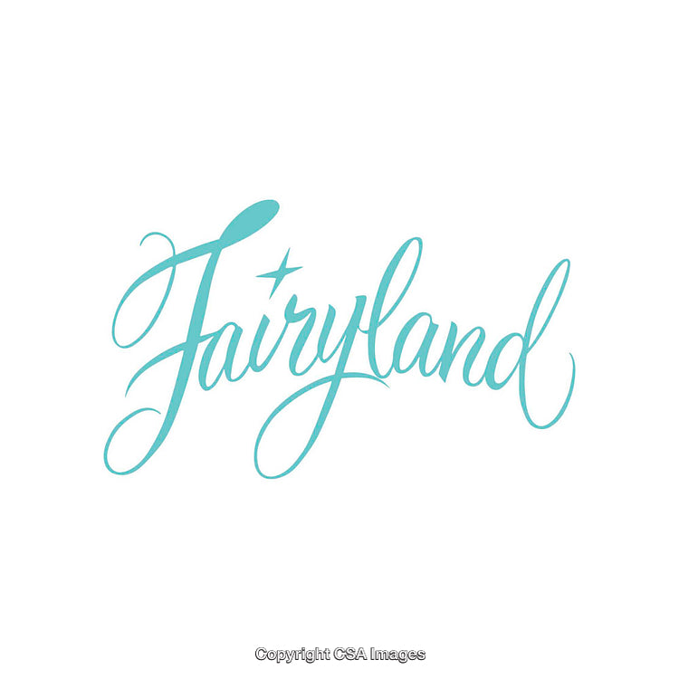 Fairyland Logo in Elegant Script on White Background