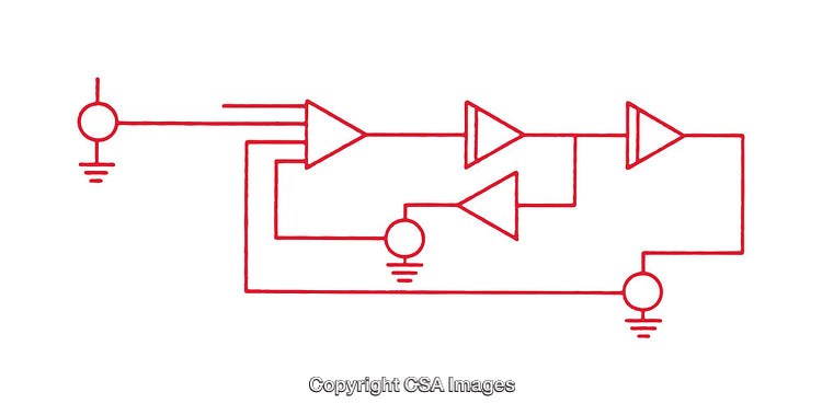 Schematic Diagram Highlighting Logic Gates and Circuit Connections