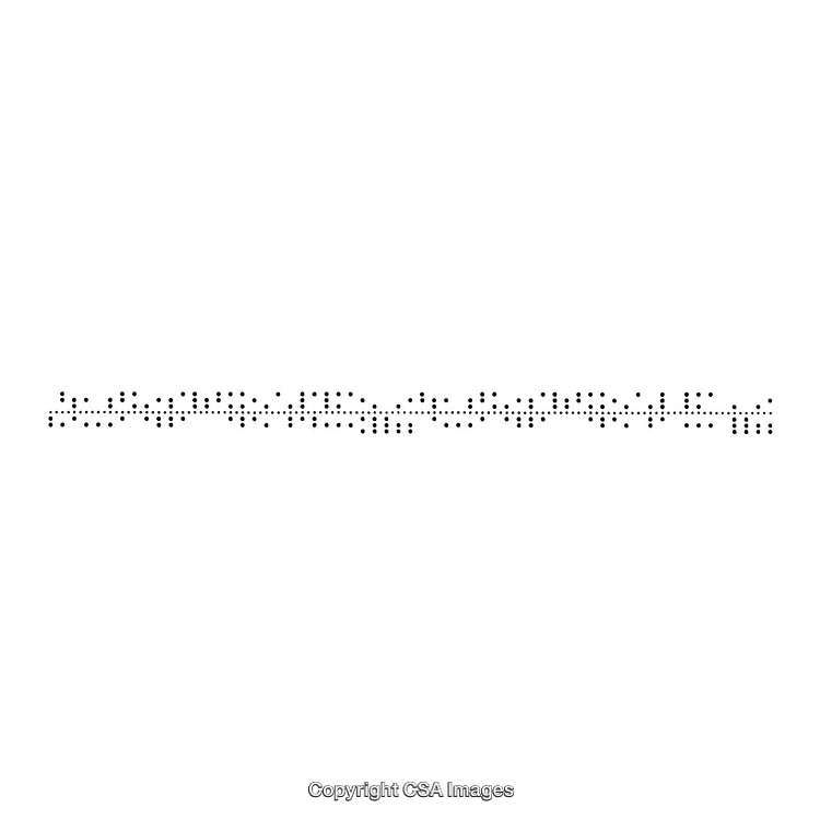Horizontal Black And White Minimalist Border Design With Dotted Patterns