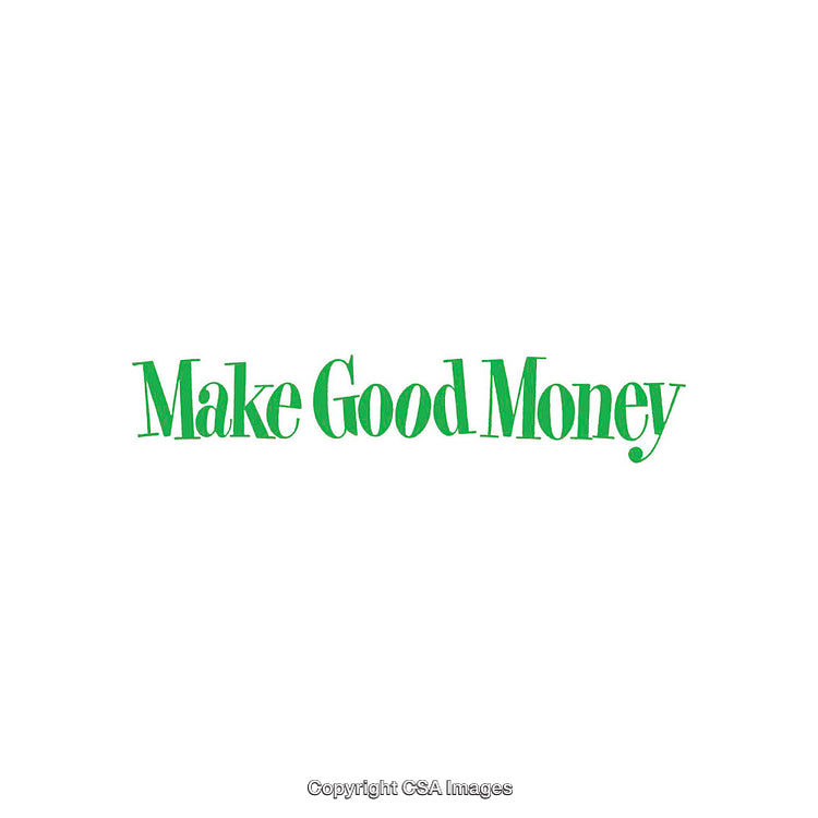 Motivational Green Text Embodying Financial Success Goals
