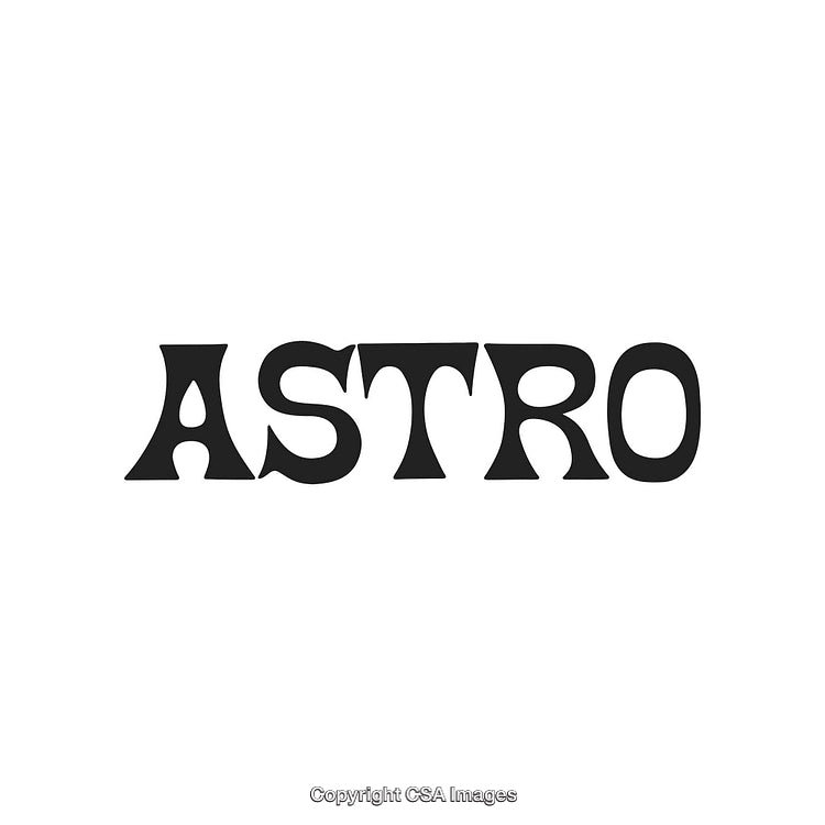 Retro Font Displayed in Bold Black Letters on a White Background