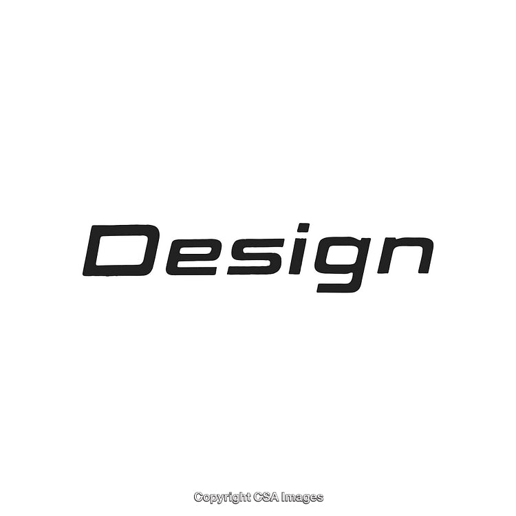 Modern Typography Design in Sleek Black Font on White Background