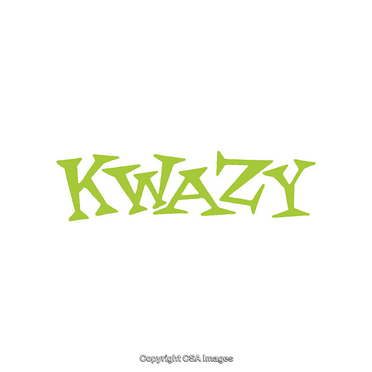 Green Stylized Text Illustration with Unique Font Against White Background