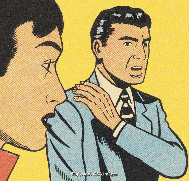 Pop Art Illustration of Surprised Man and Woman in Vibrant Colors