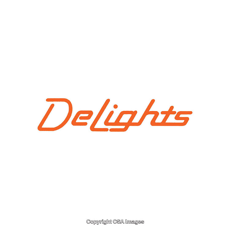 Minimalist Orange Text Typography on White Background Artwork