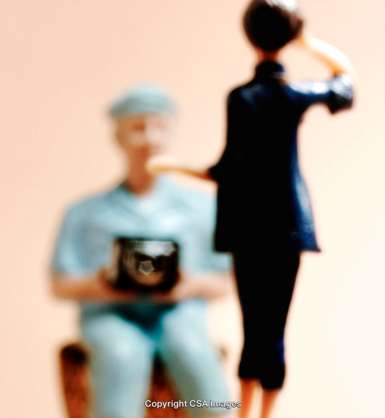 Blurred Scene Featuring Toy Figurines in Dynamic Arrangement