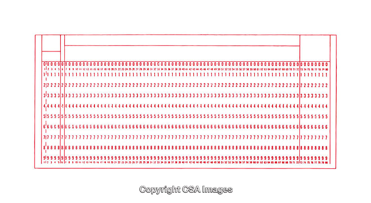 Digital Representation of Numbers in a Grid Illustration Format