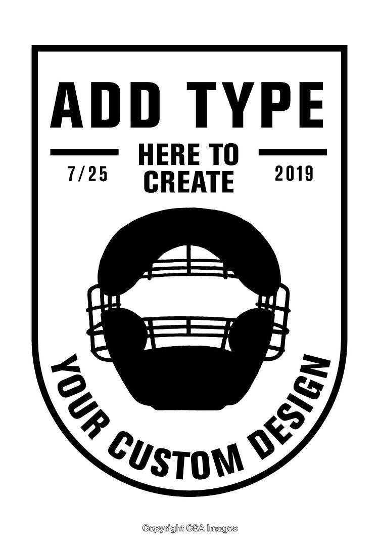Catchers Mask Design Format