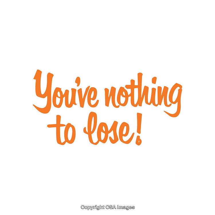 Motivational Quote Design with Positive Message in Bright Orange Typography