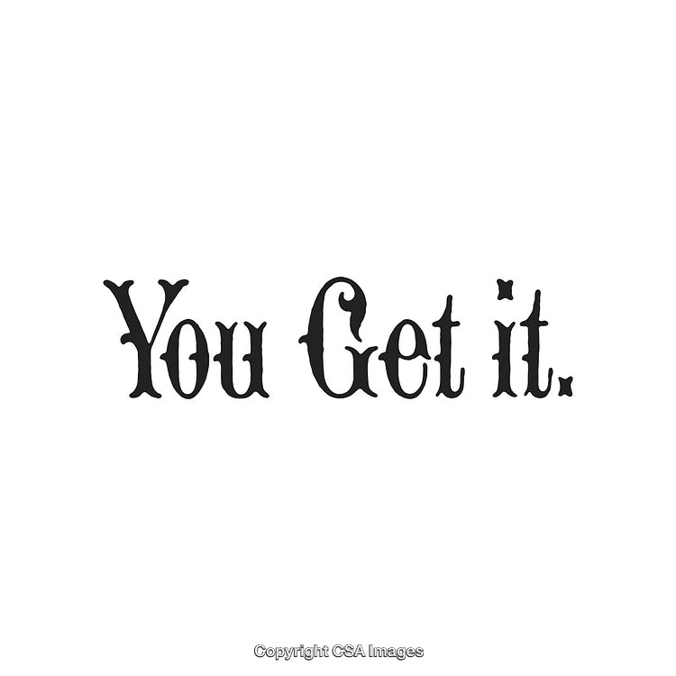 Inspirational Text Message Font Design with Emphasis on Understanding and Motivation