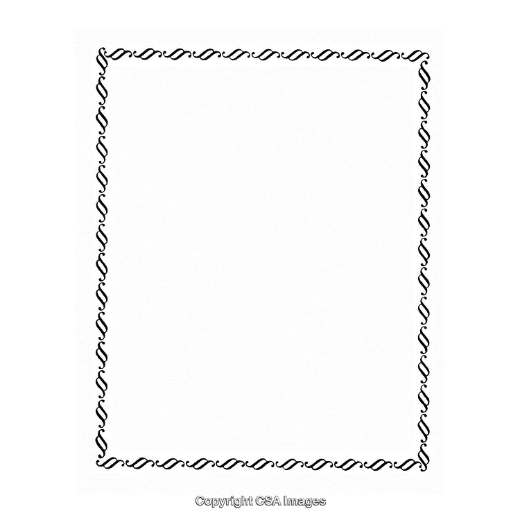 Elegant Black And White Decorative Border Design for Creative Projects
