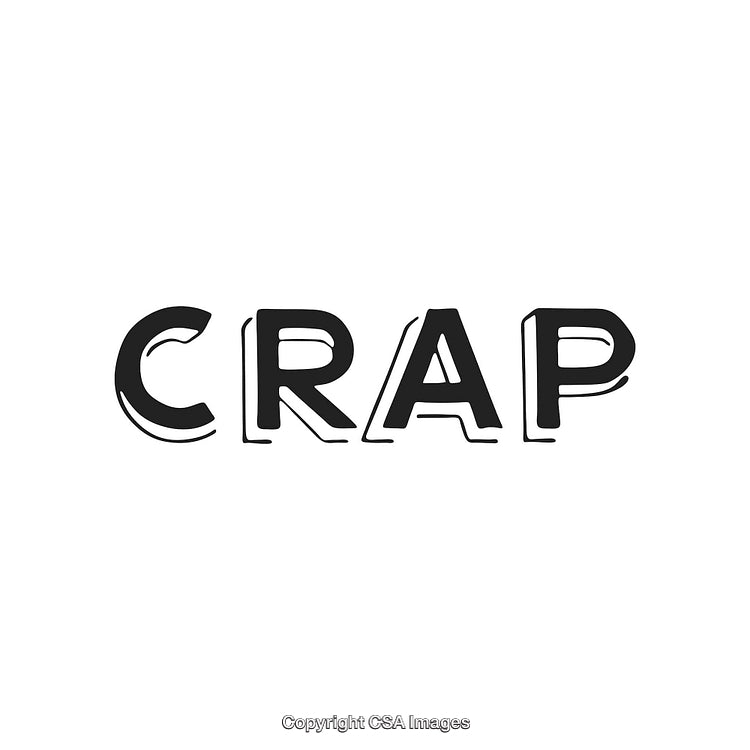 Bold Black and White Typography Art Illustration Featuring Stylized Letters